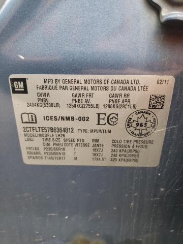 Photo 10 from auction – 2011 GMC TERRAIN SL with VIN 2CTFLTE57B6364812