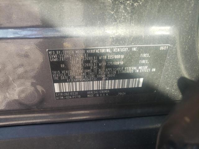 Photo 10 from auction – 2021 TOYOTA RAV4 XSE with VIN 4T3E6RFVXMU040132