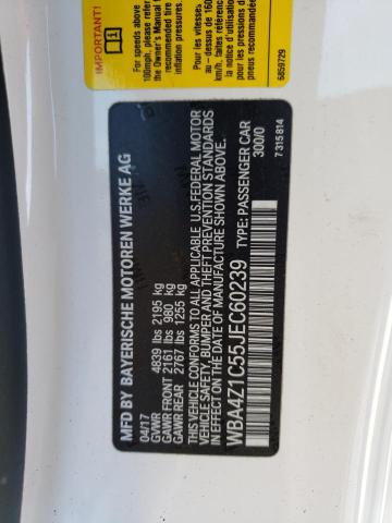 Photo 10 from auction – 2018 BMW 430I with VIN WBA4Z1C55JEC60239