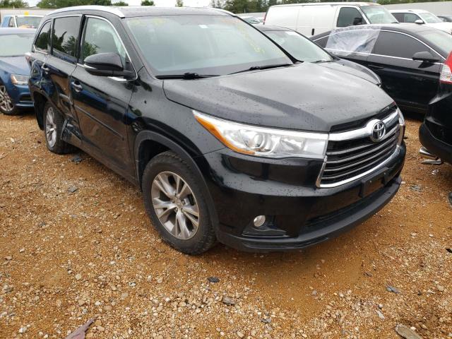 TOYOTA HIGHLANDER 2015 مع رقم تعريف المركبة 5TDJKRFH9FS152980 - صورة من المزاد