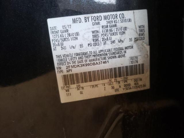 Photo 10 from auction – 2013 FORD EDGE LIMIT with VIN 2FMDK3K99DBA37461