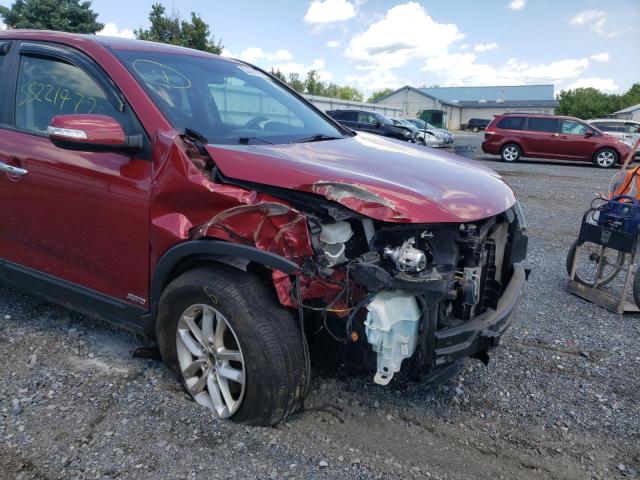 Photo 9 from auction – 2014 KIA SORENTO LX with VIN 5XYKTCA61EG540690