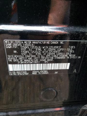 Photo 10 from auction – 2013 TOYOTA RAV4 XLE with VIN 2T3RFREV7DW119051
