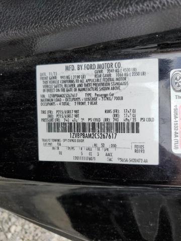 Photo 10 from auction – 2012 FORD MUSTANG with VIN 1ZVBP8AM2C5267617