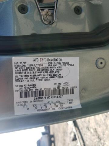 Photo 10 from auction – 2005 MERCURY GRAND MARQ with VIN 2MEHM75W55X656327