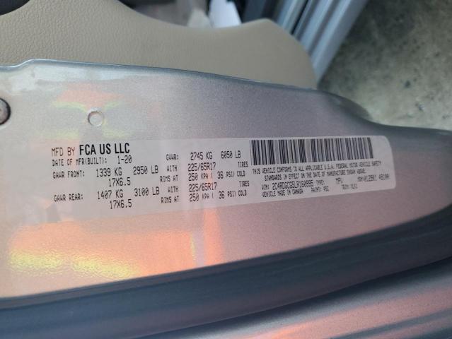 Photo 10 from auction – 2020 DODGE GRAND CARA with VIN 2C4RDGCG5LR160995