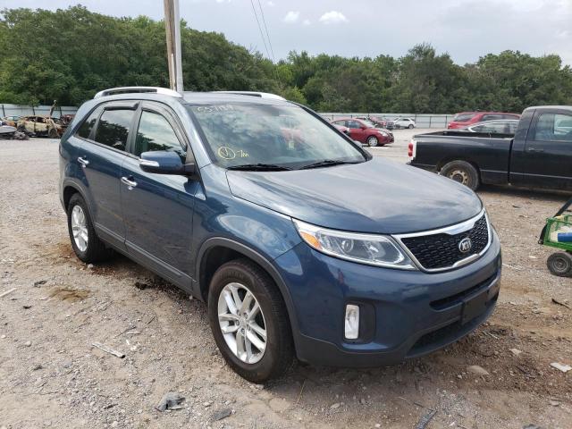 KIA SORENTO LX 2015 with VIN 5XYKT4A75FG557184 - Photo from auction