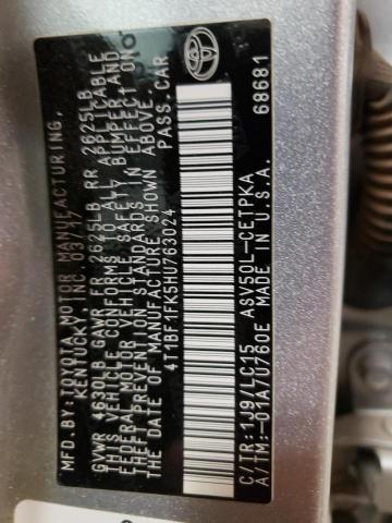 Photo 10 from auction – 2017 TOYOTA CAMRY LE with VIN 4T1BF1FK5HU763024