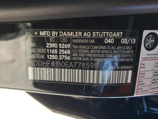 Photo 10 from auction – 2014 MERCEDES-BENZ E 350 4MAT with VIN WDDHF8JB0EA778595