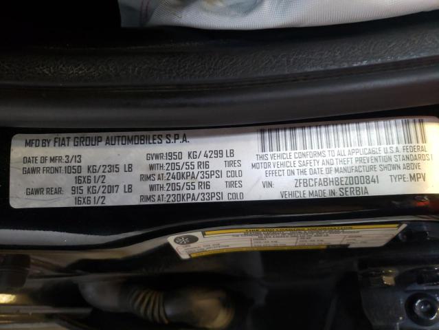 Photo 10 from auction – 2014 FIAT 500L EASY with VIN ZFBCFABH8EZ000841