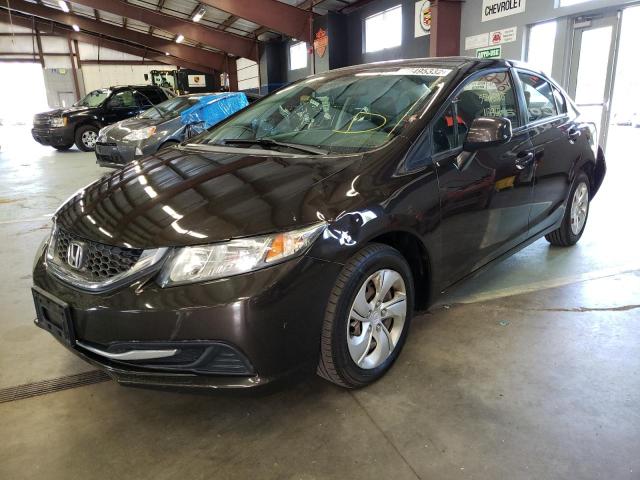 Photo 2 from auction – 2013 HONDA CIVIC LX with VIN 2HGFB2F52DH587601