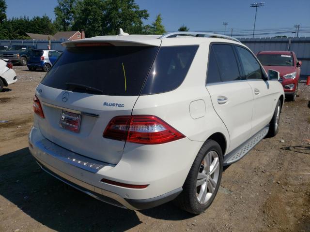 Photo 4 from auction – 2012 MERCEDES-BENZ ML 350 BLU with VIN 4JGDA2EBXCA097755