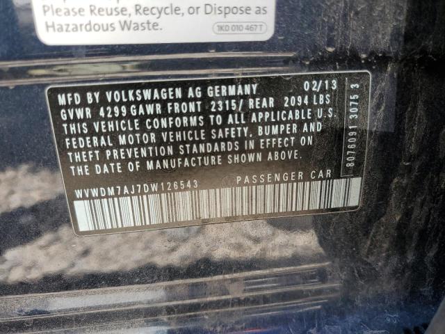 Photo 10 from auction – 2013 VOLKSWAGEN GOLF with VIN WVWDM7AJ7DW126543