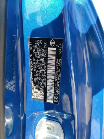 Photo 10 from auction – 2012 TOYOTA YARIS with VIN JTDJTUD30CD508523