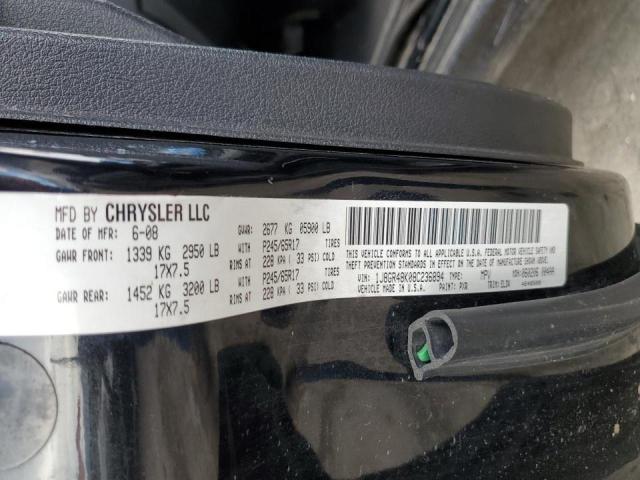 Photo 10 from auction – 2008 JEEP GRAND CHER with VIN 1J8GR48K08C236894