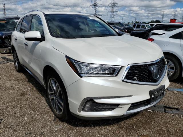 ACURA MDX ADVANC 2017 with VIN 5FRYD4H86HB034643 - Photo from auction