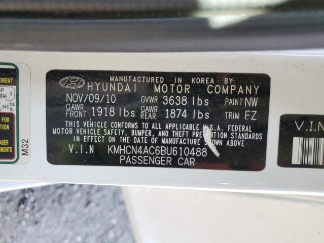 Photo 10 from auction – 2011 HYUNDAI ACCENT with VIN KMHCN4AC6BU610488
