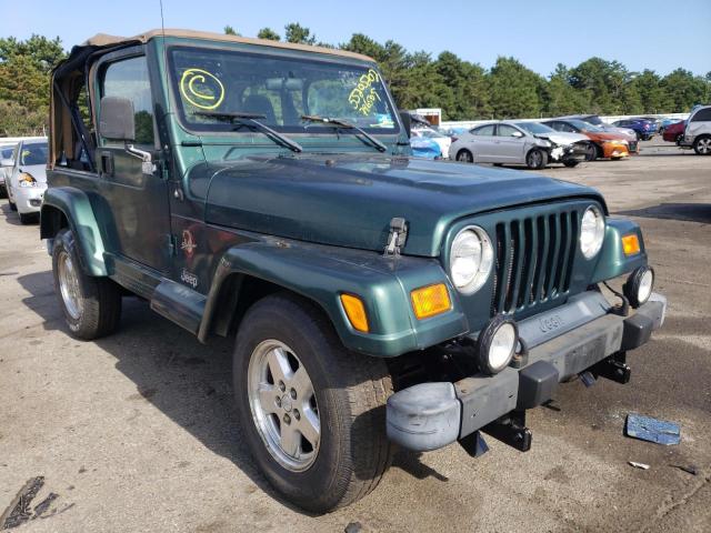 JEEP WRANGLER / 2000 with VIN 1J4FA59S7YP796509 - Photo from auction
