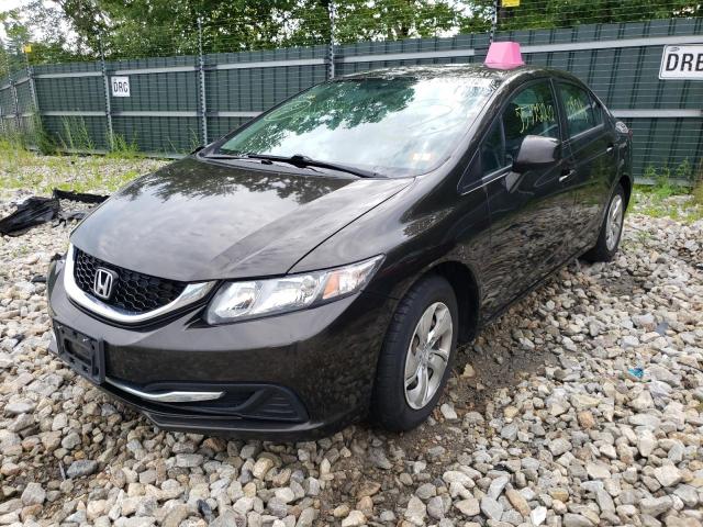 Photo 2 from auction – 2013 HONDA CIVIC LX with VIN 2HGFB2F59DH598790