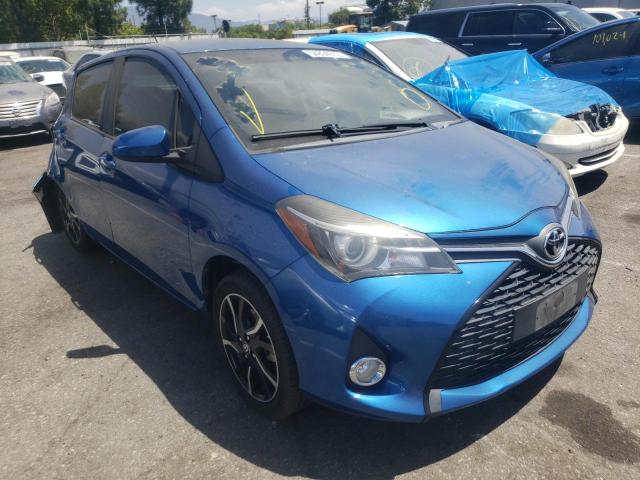 TOYOTA YARIS 2015 with VIN VNKKTUD36FA017925 - Photo from auction