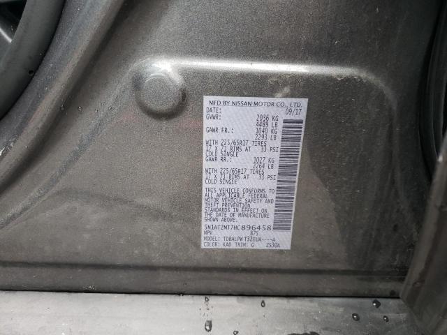 Photo 10 from auction – 2017 NISSAN ROGUE S with VIN 5N1AT2MT7HC896458