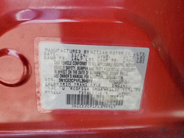 Photo 10 from auction – 2015 NISSAN VERSA NOTE with VIN 3N1CE2CP1FL394917