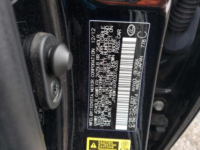 Photo 10 from auction – 2013 LEXUS ES 300H with VIN JTHBW1GG9D2016335
