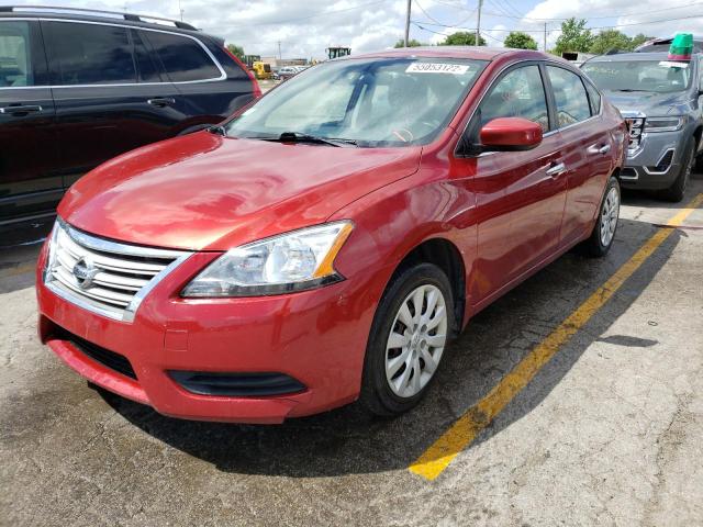 Photo 2 from auction – 2014 NISSAN SENTRA S with VIN 3N1AB7AP2EY309228