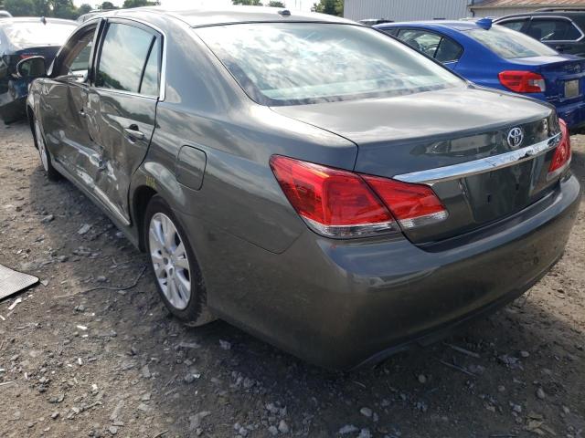 Photo 3 from auction – 2011 TOYOTA AVALON BAS with VIN 4T1BK3DB5BU378998