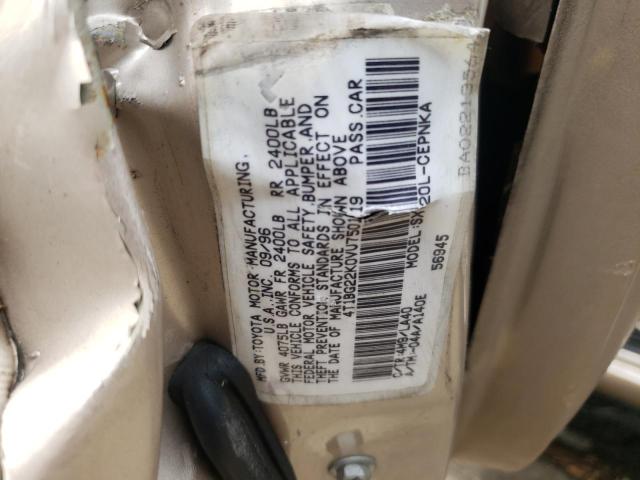 Photo 10 from auction – 1997 TOYOTA CAMRY CE with VIN 4T1BG22K0VU750119