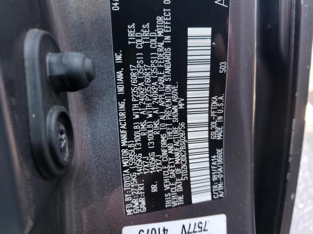 Photo 10 from auction – 2011 TOYOTA SIENNA with VIN 5TDZK3DC7BS028756