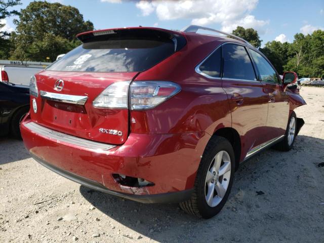 Photo 4 from auction – 2011 LEXUS RX 350 with VIN 2T2BK1BA6BC109629