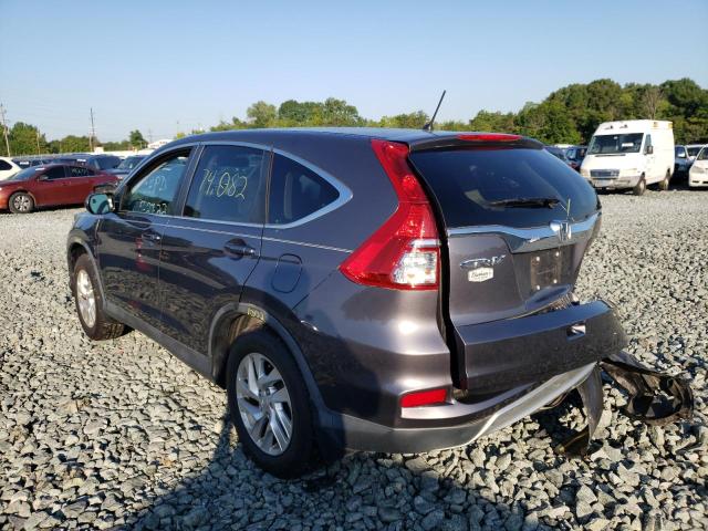 Photo 3 from auction – 2015 HONDA CR-V EX with VIN 5J6RM3H58FL009690