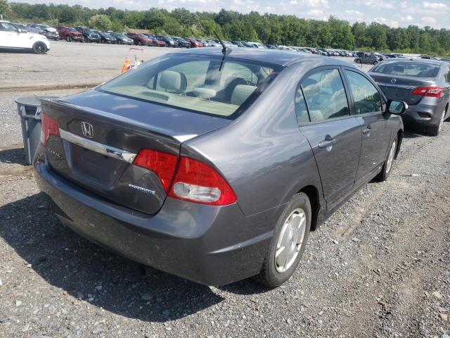 Photo 4 from auction – 2009 HONDA CIVIC HYBR with VIN JHMFA36259S001646