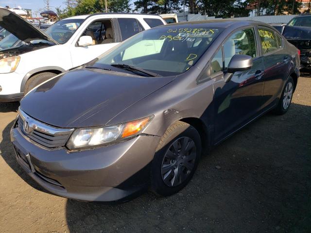 Photo 2 from auction – 2012 HONDA CIVIC LX with VIN 2HGFB2F59CH573192