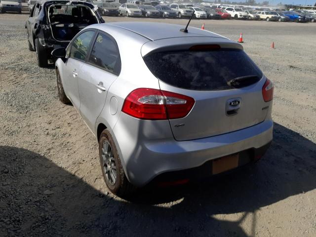 Photo 3 from auction – 2012 KIA RIO EX with VIN KNADN5A35C6092262