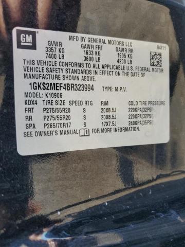 Photo 10 from auction – 2011 GMC YUKON XL D with VIN 1GKS2MEF4BR323994