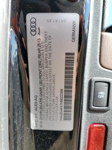Photo 10 from auction – 2017 AUDI A4 PREMIUM with VIN WAUENAF47HN022368