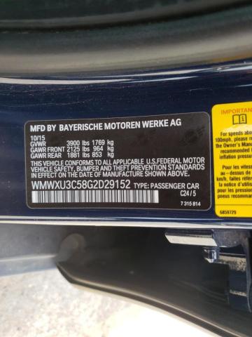 Photo 10 from auction – 2016 MINI COOPER S with VIN WMWXU3C58G2D29152