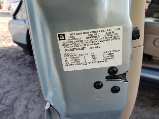 Photo 10 from auction – 2006 BUICK RENDEZVOUS with VIN 3G5DB03796S546311