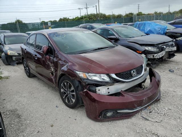 Photo 1 from auction – 2013 HONDA CIVIC EXL with VIN 2HGFB2F90DH541784