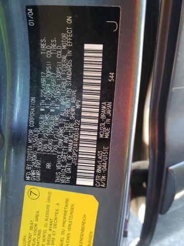 Photo 10 from auction – 2004 TOYOTA HIGHLANDER with VIN JTEDP21A140018122