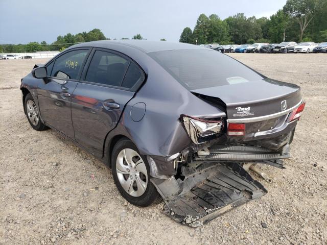 Photo 3 from auction – 2014 HONDA CIVIC LX with VIN 19XFB2F57EE043865