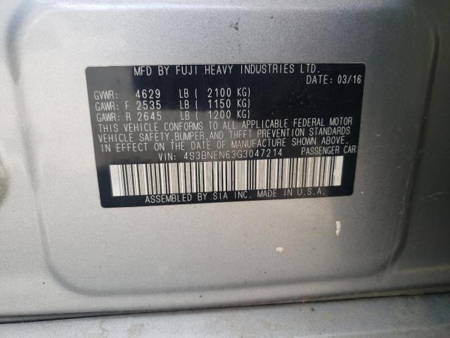 Photo 10 from auction – 2016 SUBARU LEGACY 3.6 with VIN 4S3BNEN63G3047214
