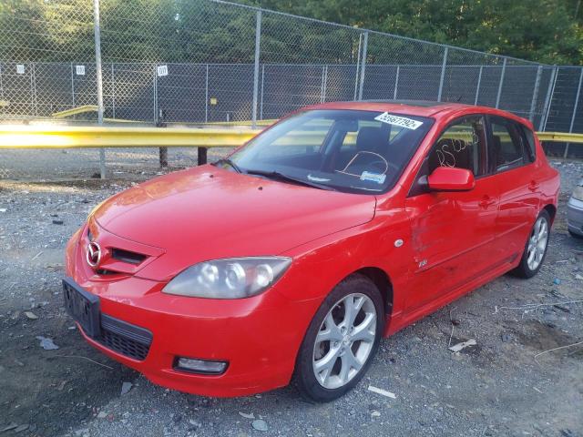 Photo 2 from auction – 2008 MAZDA 3 HATCHBAC with VIN JM1BK343581807497