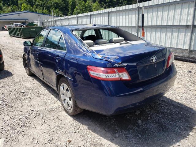 Photo 3 from auction – 2011 TOYOTA CAMRY BASE with VIN 4T1BF3EK3BU589684