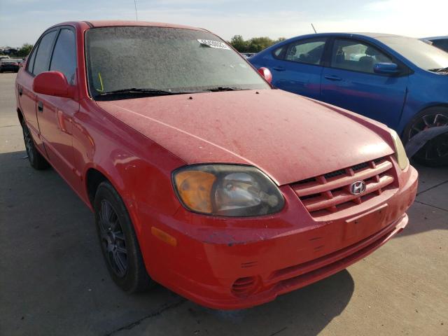 HYUNDAI ACCENT GL 2003 with VIN KMHCG45C53U482993 - Photo from auction