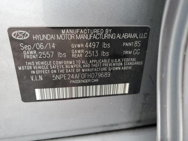 Photo 10 from auction – 2015 HYUNDAI SONATA SE with VIN 5NPE24AF0FH079689