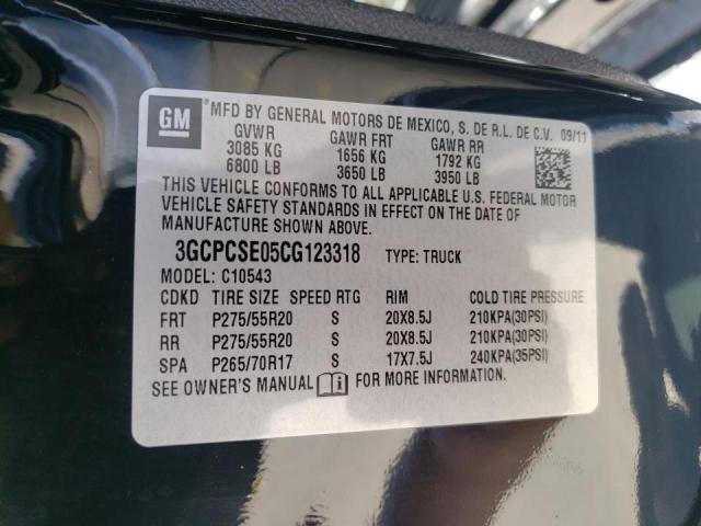 Photo 10 from auction – 2012 CHEVROLET SILVERADO with VIN 3GCPCSE05CG123318