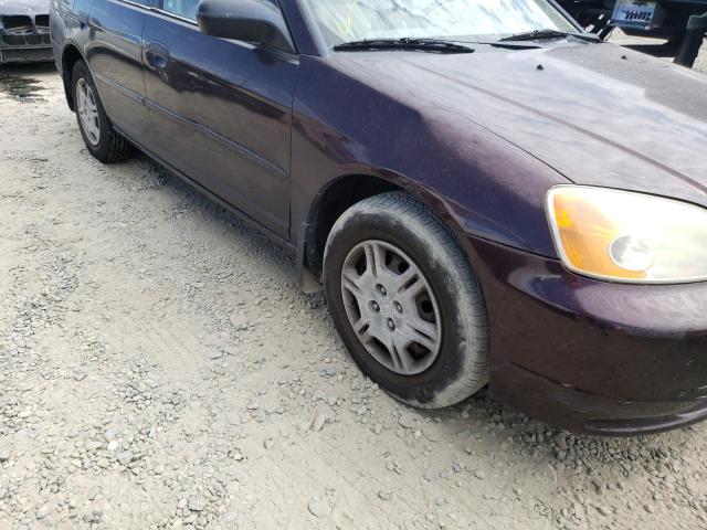 Photo 9 from auction – 2001 HONDA CIVIC LX with VIN JHMES16571S011879